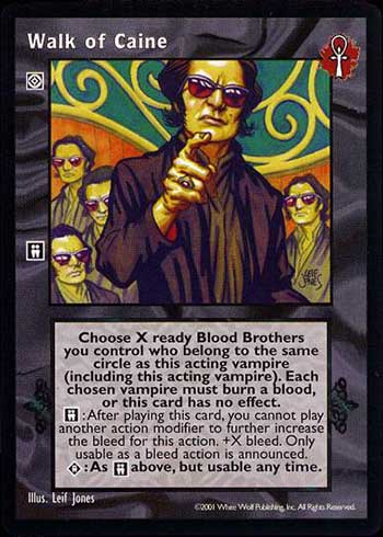 Walk of Caine - Action Modifier - Vampire VTES - Picture 7 of 8