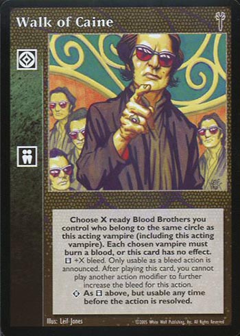 Walk of Caine - Action Modifier - Vampire VTES - Picture 8 of 8