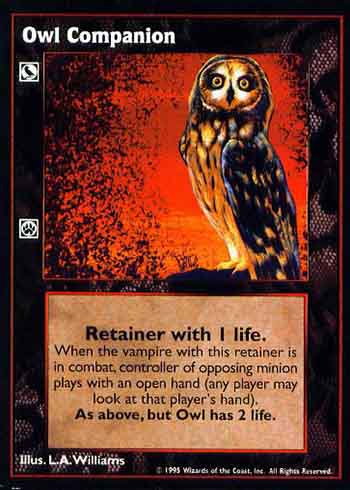 Owl Companion - Retainer - Vampire VTES - Picture 8 of 17