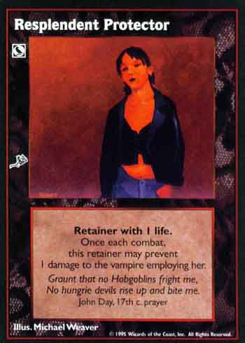 Resplendent Protector - Retainer - Vampire VTES - Imagen 3 de 4