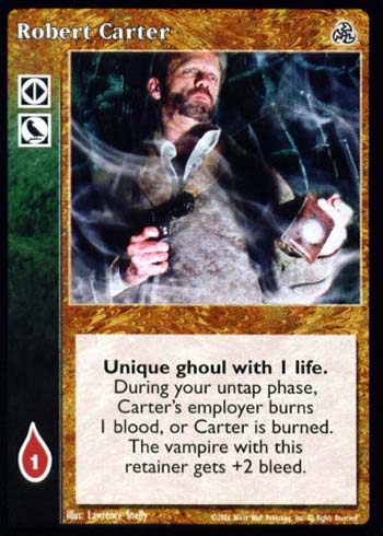 Robert Carter - Retainer - Vampire VTES - Imagen 3 de 3