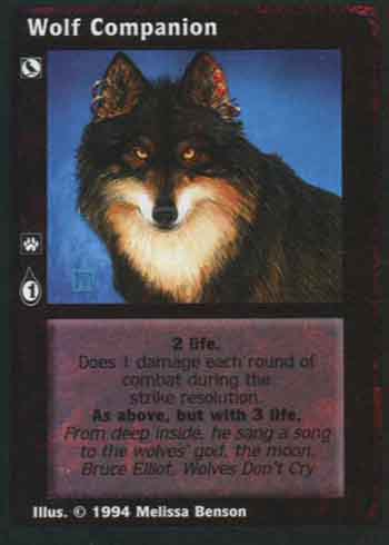 Wolf Companion - Retainer - Vampire VTES - Imagen 2 de 7