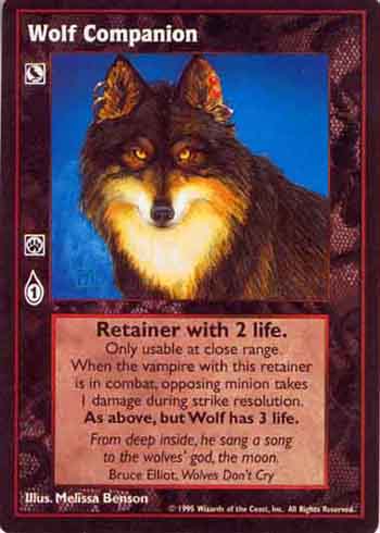 Wolf Companion - Retainer - Vampire VTES - Imagen 3 de 7