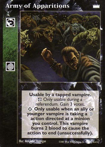 Army of Apparitions - Reaction - Vampire VTES - Picture 7 of 8