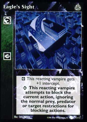 Eagle's Sight - Reaction - Vampire VTES - Picture 12 of 15