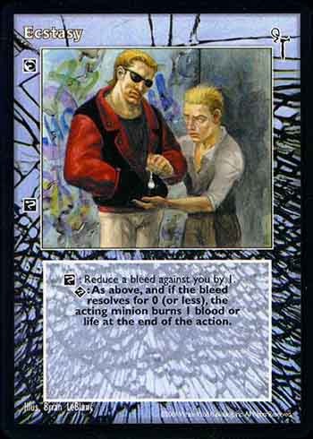 Ecstasy - Reaction - Vampire VTES - Imagen 7 de 10