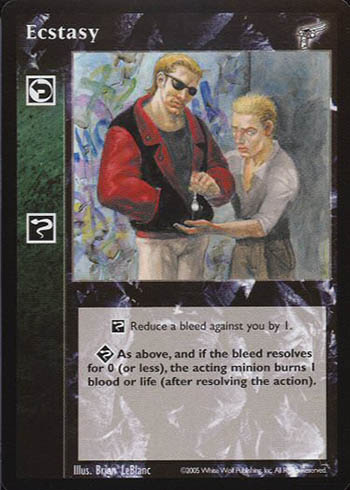 Ecstasy - Reaction - Vampire VTES - Imagen 8 de 10