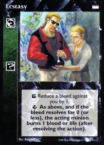 Ecstasy - Reaction - Vampire VTES - Imagen 9 de 10