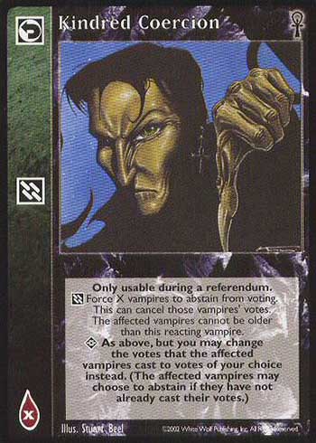 Kindred Coercion - Reaction - Vampire VTES - Picture 4 of 4