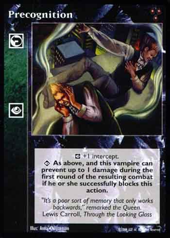 Precognition - Reaction - Vampire VTES - Picture 14 of 19