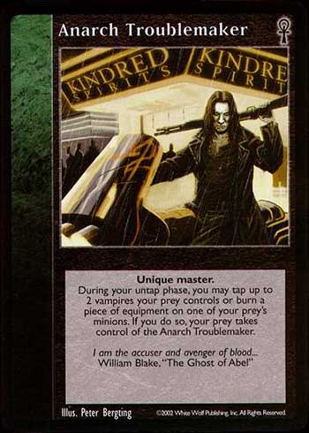 Anarch Troublemaker - Master - Vampire VTES - Imagen 9 de 14