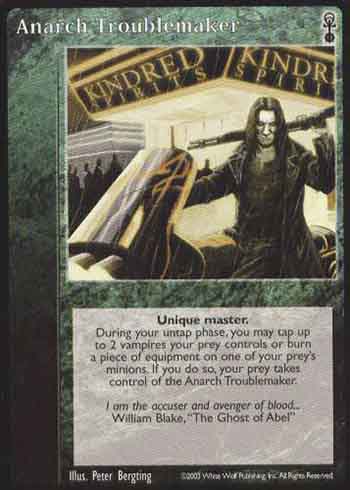 Anarch Troublemaker - Master - Vampire VTES - Imagen 10 de 14