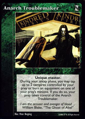 Anarch Troublemaker - Master - Vampire VTES - Imagen 11 de 14
