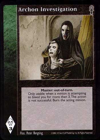 Archon Investigation - Master - Vampire VTES - Picture 8 of 13