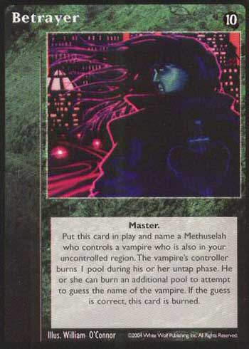 Betrayer - Master - Vampire VTES - Picture 9 of 9
