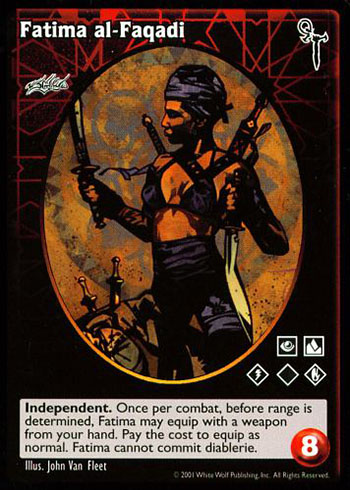 Fatima al-Faqadi - Assamite - Vampire VTES - Imagen 8 de 9