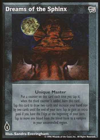 Dreams of the Sphinx - Master - Vampire VTES - Imagen 7 de 16