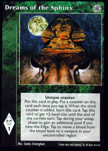 Dreams of the Sphinx - Master - Vampire VTES - Imagen 10 de 16