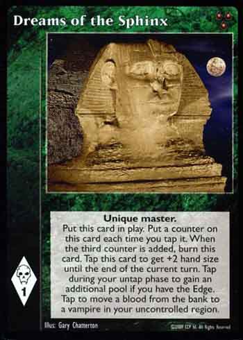 Dreams of the Sphinx - Master - Vampire VTES - Imagen 11 de 16