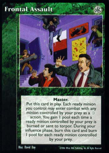 Frontal Assault - Master - Vampire VTES - Imagen 7 de 11