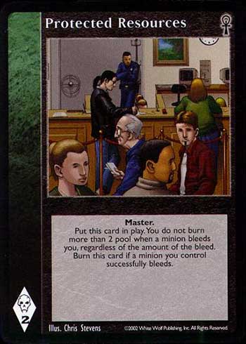 Protected Resources - Master - Vampire VTES - Imagen 8 de 11