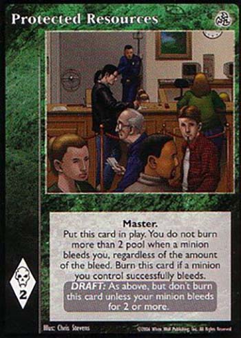 Protected Resources - Master - Vampire VTES - Imagen 9 de 11