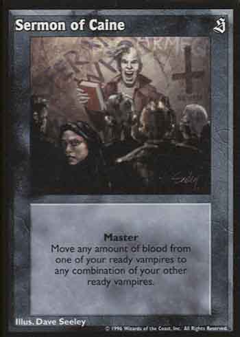 Sermon of Caine - Master - Vampire VTES - Bild 7 von 9
