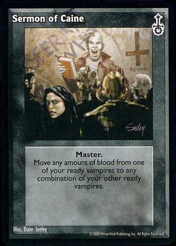 Sermon of Caine - Master - Vampire VTES - Bild 8 von 9