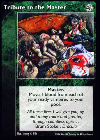 Tribute to the Master - Master - Vampire VTES - Imagen 9 de 10