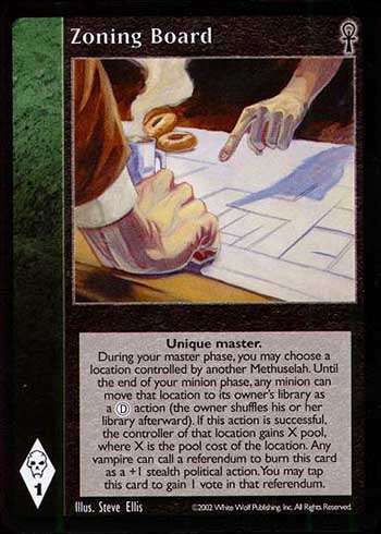 Zoning Board - Master - Vampire VTES - Imagen 2 de 3