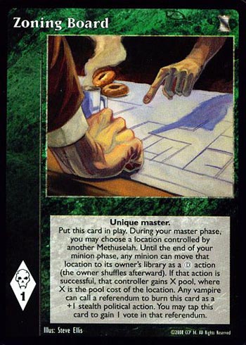 Zoning Board - Master - Vampire VTES - Imagen 3 de 3