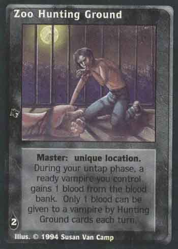 Zoo Hunting Ground - Master - Vampire VTES - Picture 2 of 6
