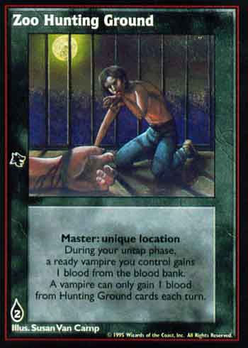 Zoo Hunting Ground - Master - Vampire VTES - Picture 3 of 6
