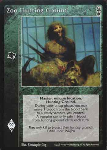 Zoo Hunting Ground - Master - Vampire VTES - Picture 4 of 6