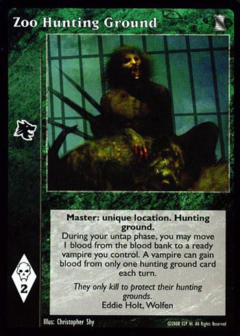 Zoo Hunting Ground - Master - Vampire VTES - Picture 5 of 6