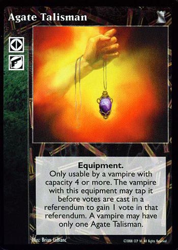 Agate Talisman - Equipment - Vampire VTES - Picture 7 of 8