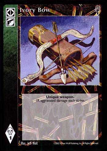 Ivory Bow - Equipment - Vampire VTES - Picture 9 of 14