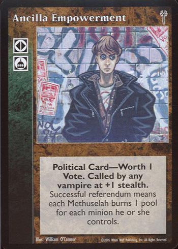 Ancilla Empowerment - Political Action - Vampire VTES - Picture 8 of 9