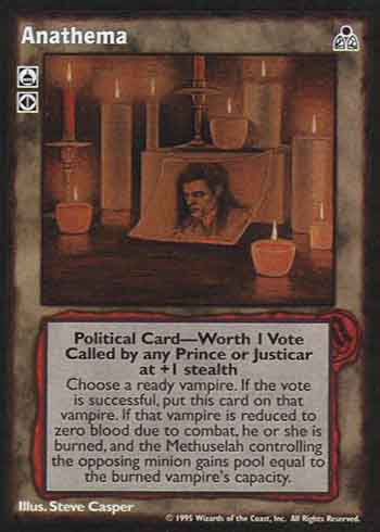 Anathema - Political Action - Vampire VTES - Picture 7 of 11