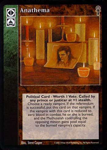 Anathema - Political Action - Vampire VTES - Picture 8 of 11