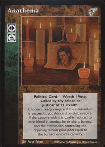 Anathema - Political Action - Vampire VTES - Picture 9 of 11