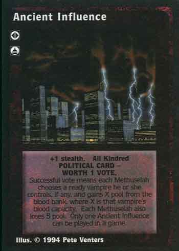 Ancient Influence - Political Action - Vampire VTES - Bild 7 von 14