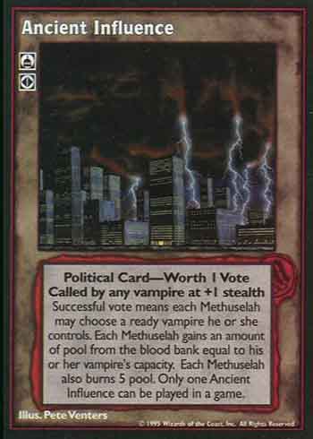 Ancient Influence - Political Action - Vampire VTES - Bild 8 von 14