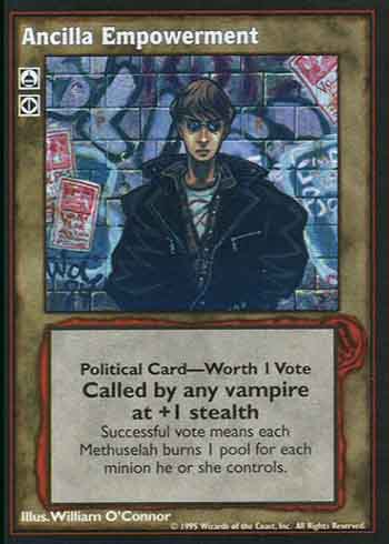 Ancilla Empowerment - Political Action - Vampire VTES - Picture 3 of 9