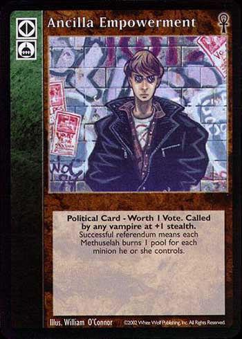 Ancilla Empowerment - Political Action - Vampire VTES - Picture 4 of 9