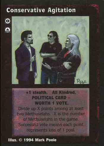 Conservative Agitation - Political Action - Vampire VTES - Imagen 2 de 10
