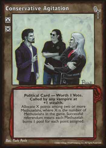 Conservative Agitation - Political Action - Vampire VTES - Imagen 5 de 10