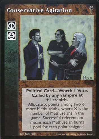 Conservative Agitation - Political Action - Vampire VTES - Imagen 8 de 10