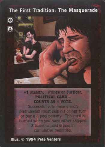 First Tradition: The Masquerade - Political Action - Vampire VTES - Imagen 7 de 10