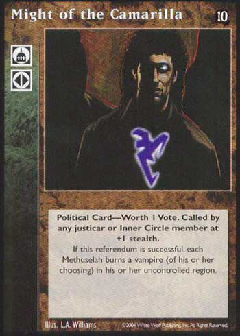 Might of the Camarilla - Political Action - Vampire VTES - Bild 8 von 8